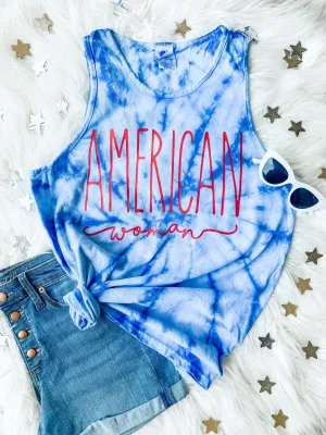 AMERICAN WOMAN - TANK GRAPHIC