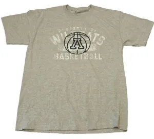 Arizona Wildcats Basketball Champion Gray Short Sleeve Crew Neck T-Shirt (L)