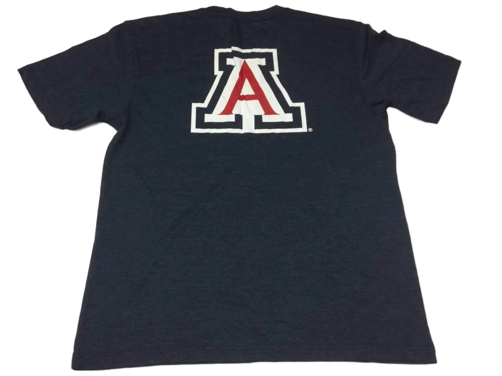 Arizona Wildcats Colosseum Navy Short Sleeve Crew Neck T-Shirt (L)