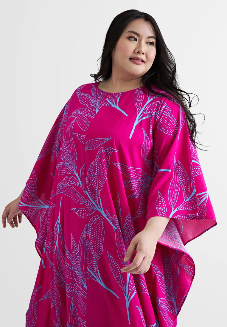 Bathia Cotton Rayon Lounge Caftan Dress