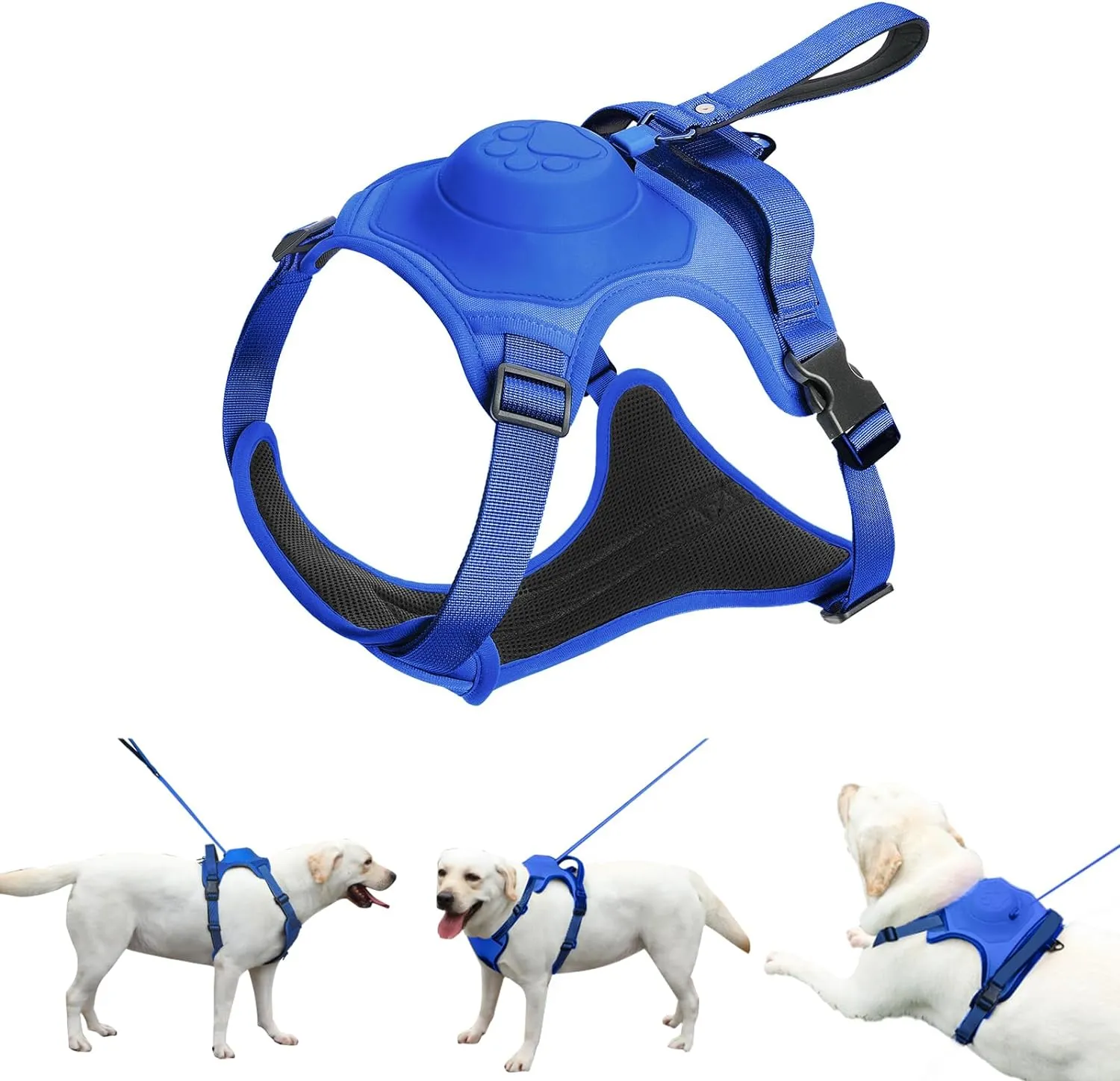 Best Dog Harness with Retractable Leash 2-in-1 No Pull Puppy Harness