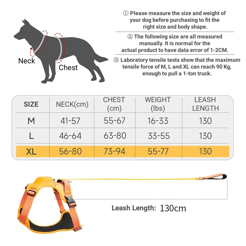 Best Dog Harness with Retractable Leash 2-in-1 No Pull Puppy Harness