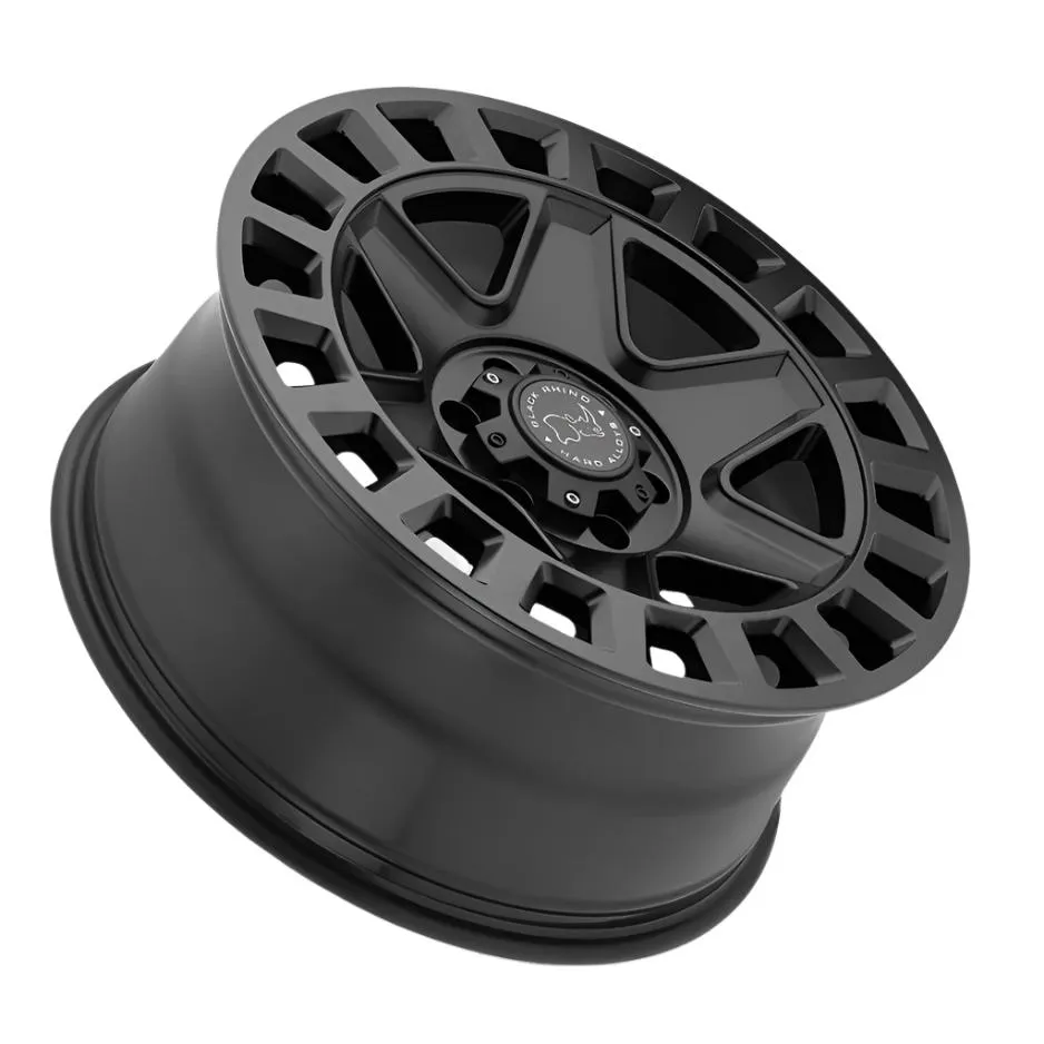 Black Rhino York 17x8 5x120 – Matte Black Finish Alloy Wheels