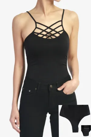 Britney Caged Tank Bodysuit