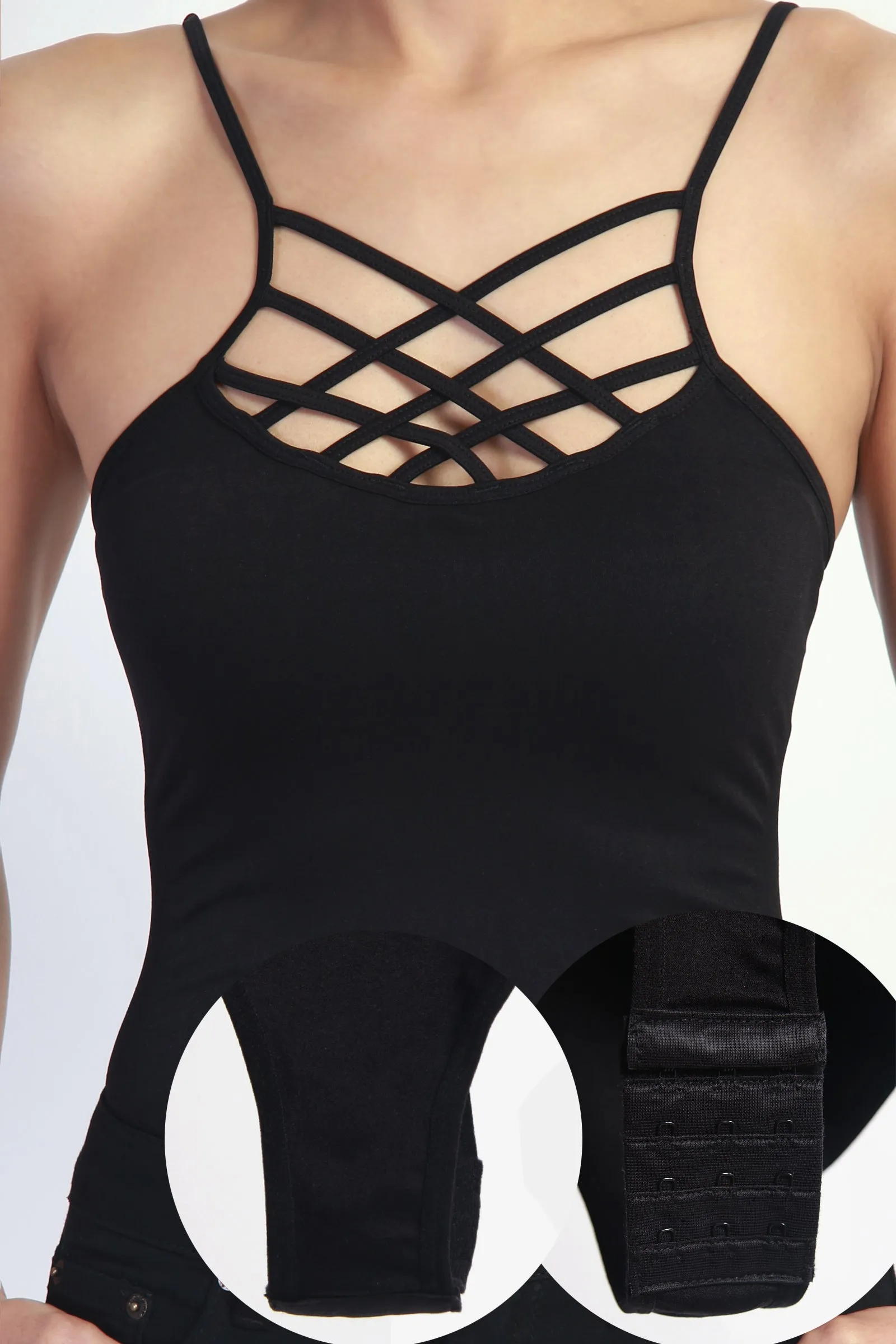 Britney Caged Tank Bodysuit