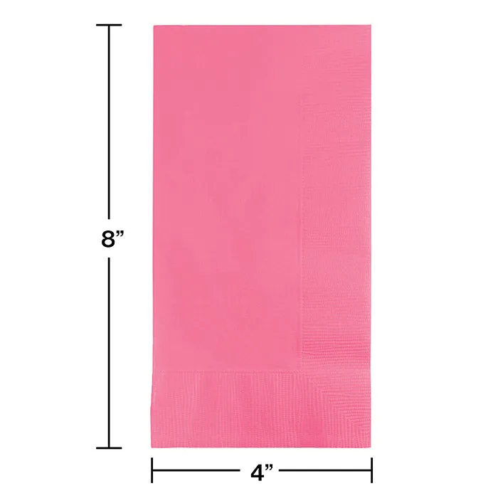 Bulk Candy Pink 2 Ply Dinner Napkins (600 per Case)