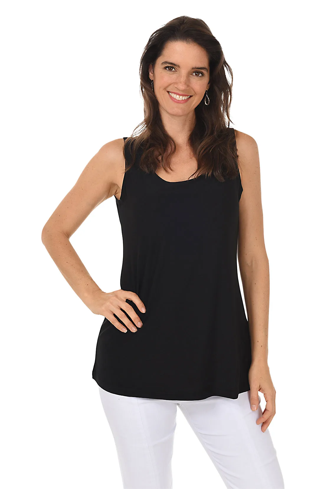 Classic Scoop Neck Sleeveless Tank