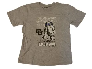 Colorado Buffaloes Champion YOUTH Gray "R2-D2 Loves the Buffs" SS T-Shirt (M)