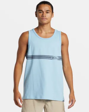 Comp Stripe Tank - Airy Blue