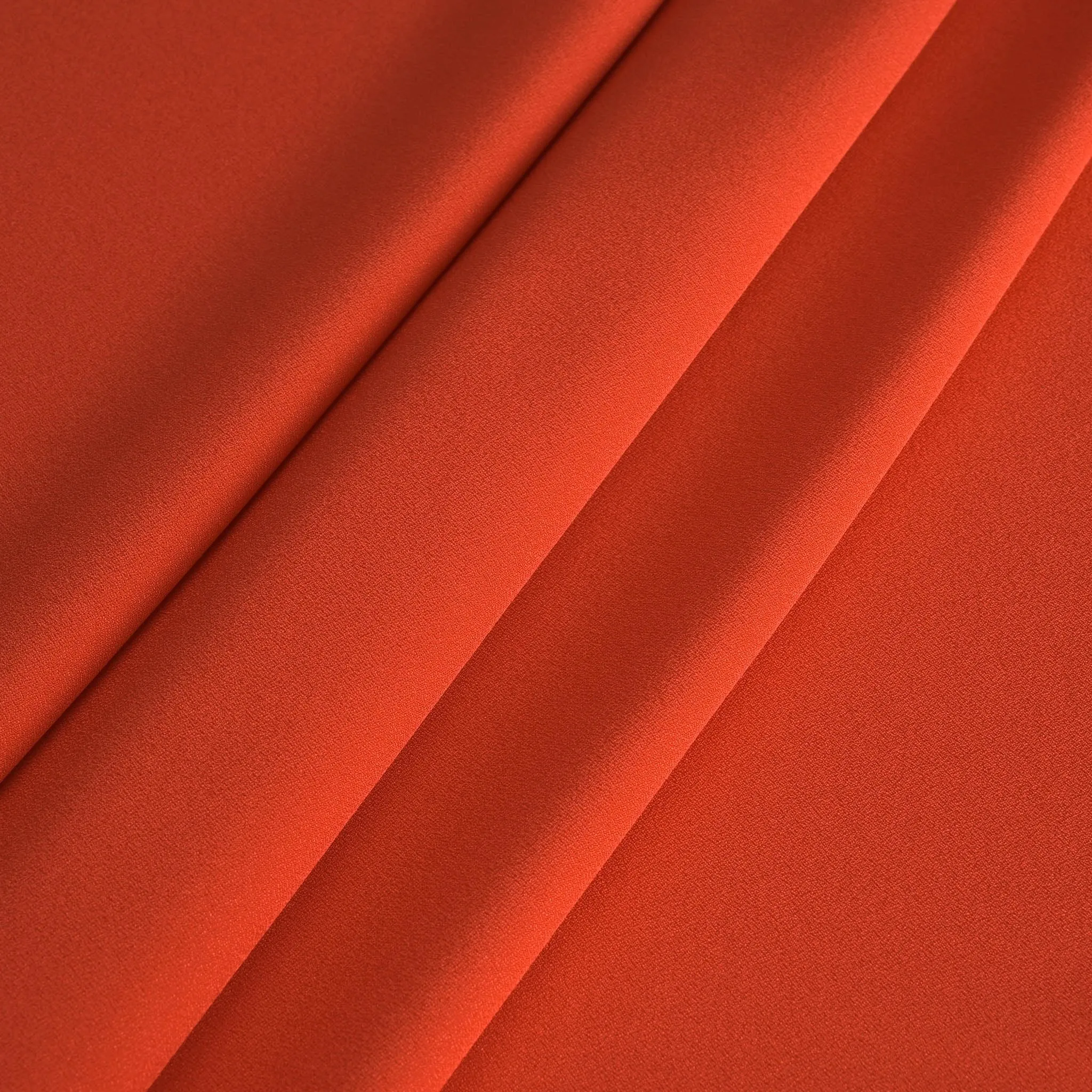 Coral Satin Backed Crepe Fabric 96903