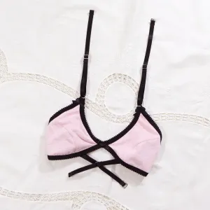 Daphnis Bralette Pink Jersey