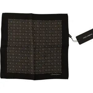 Dolce & Gabbana Elegant Square Silk Men's Scarf