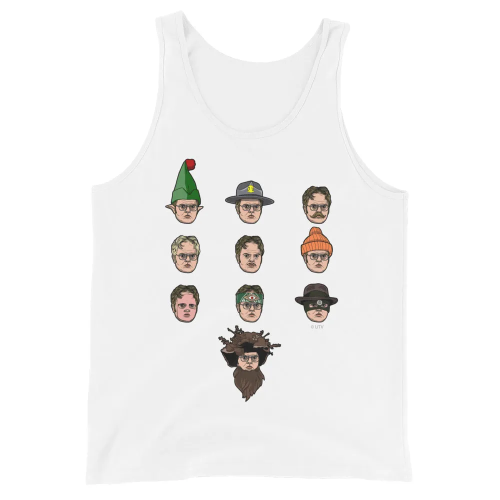 Faces of Dwight Men's Tank Top