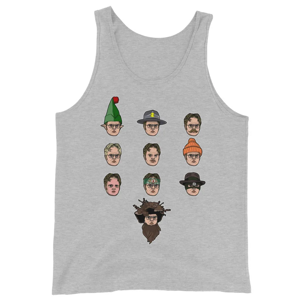 Faces of Dwight Men's Tank Top