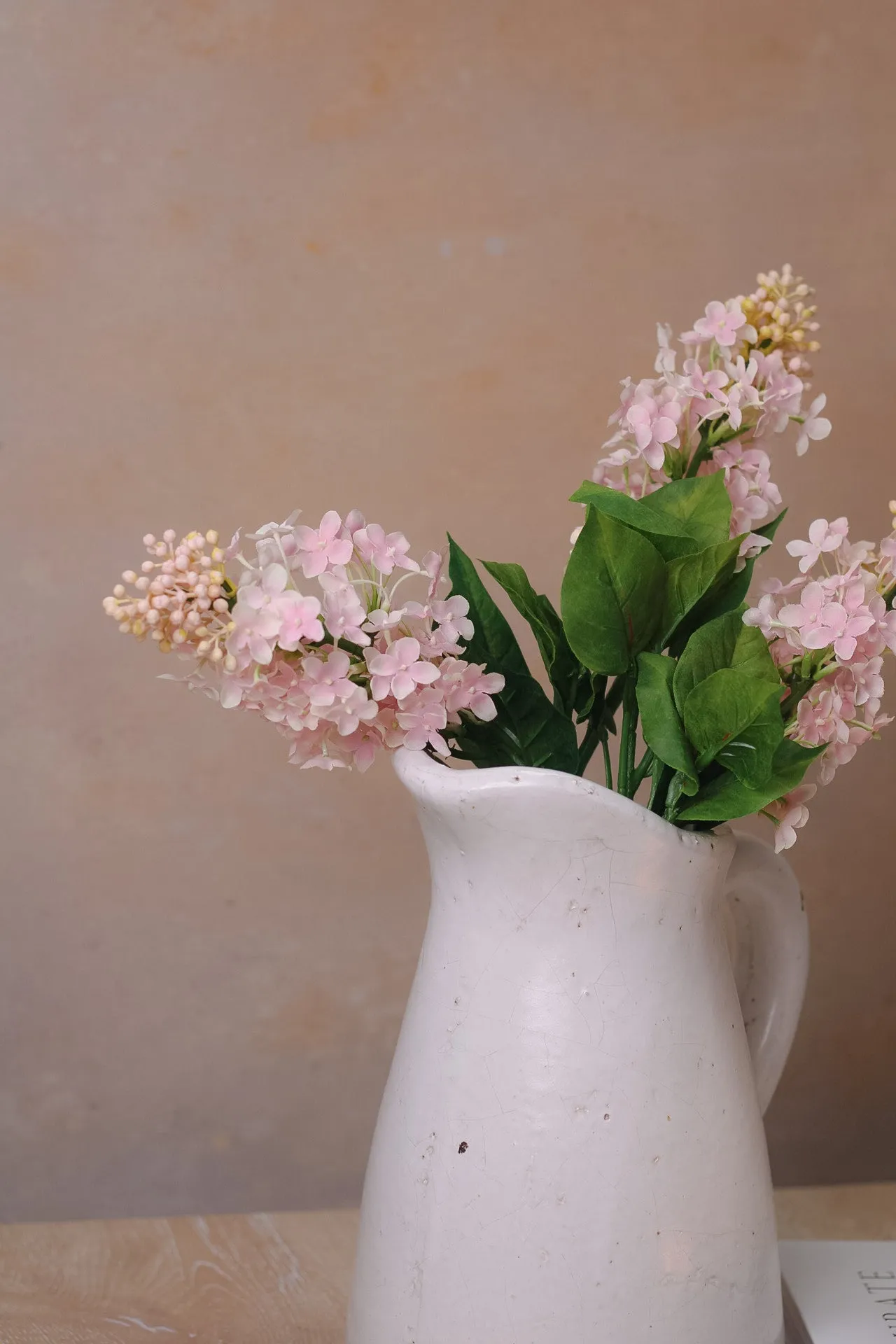 Faux Light Pink Lilac Stem