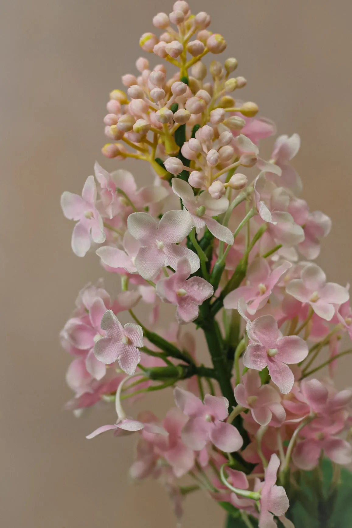 Faux Light Pink Lilac Stem