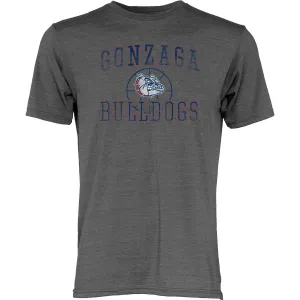 Gonzaga Bulldogs Blue 84 Gray Soft Lightweight Loose Vintage Basketball T-Shirt