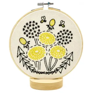 Hook Line & Tinker Complete Embroidery Kit - Dandelion