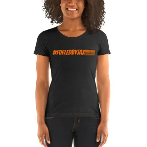 Jax Nutrition Orange #fueledbyjax Women's Tri-Blend Tee | Bella   Canvas 8413