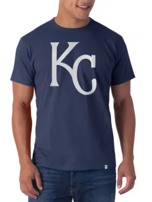 Kansas City Royals 47 Brand Bleacher Blue All Pro Flanker Cotton T-Shirt