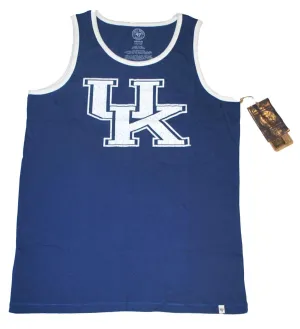 Kentucky Wildcats 47 Brand Blue White Faded Sleeveless Tank Top T-Shirt