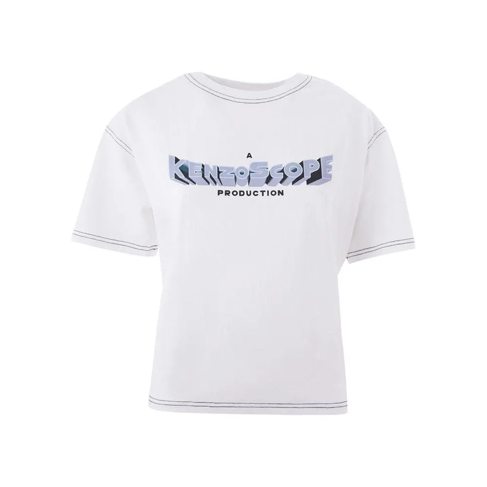 Kenzo Elegant White Cotton Top for Women