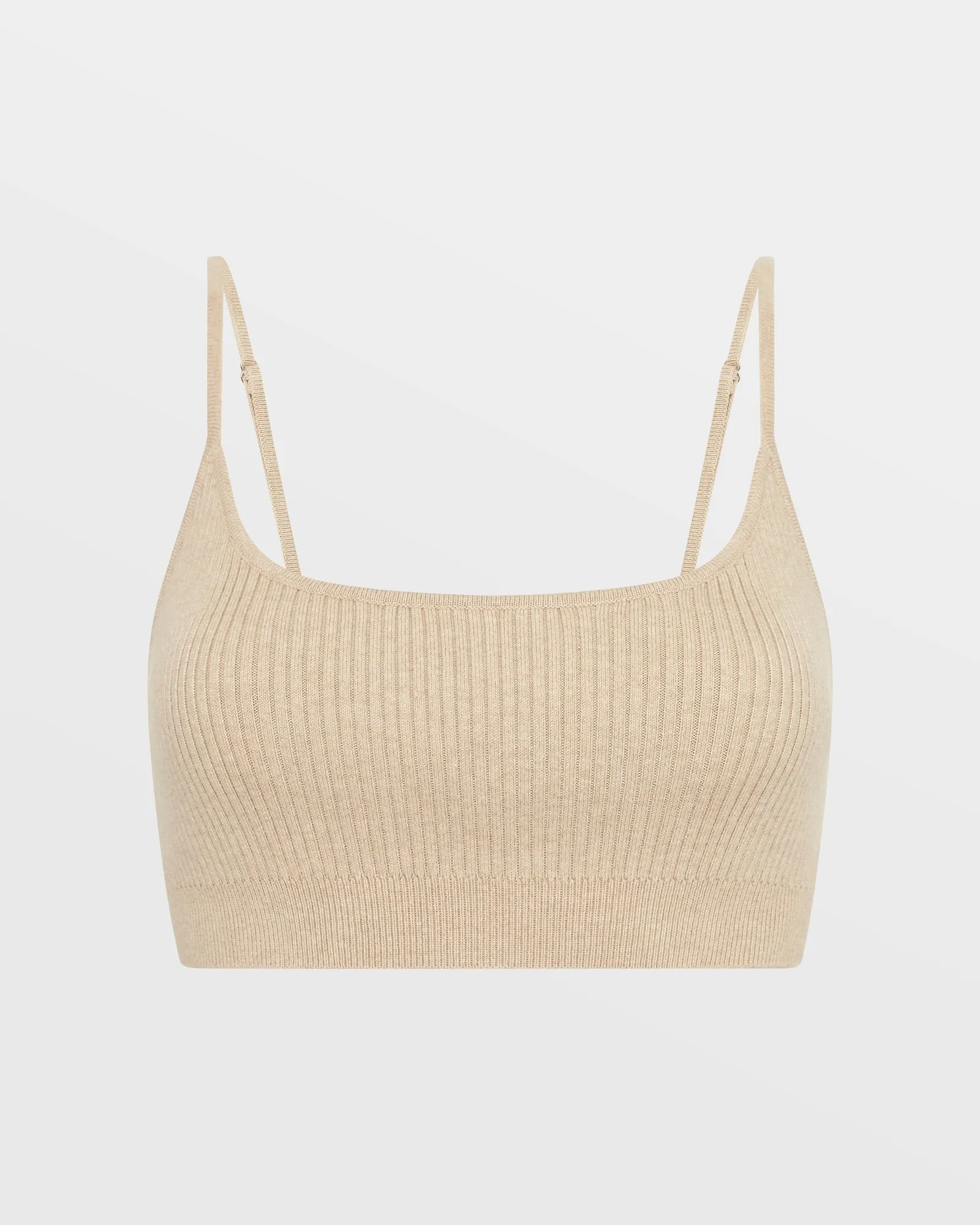 KNIT BRALETTE OAT