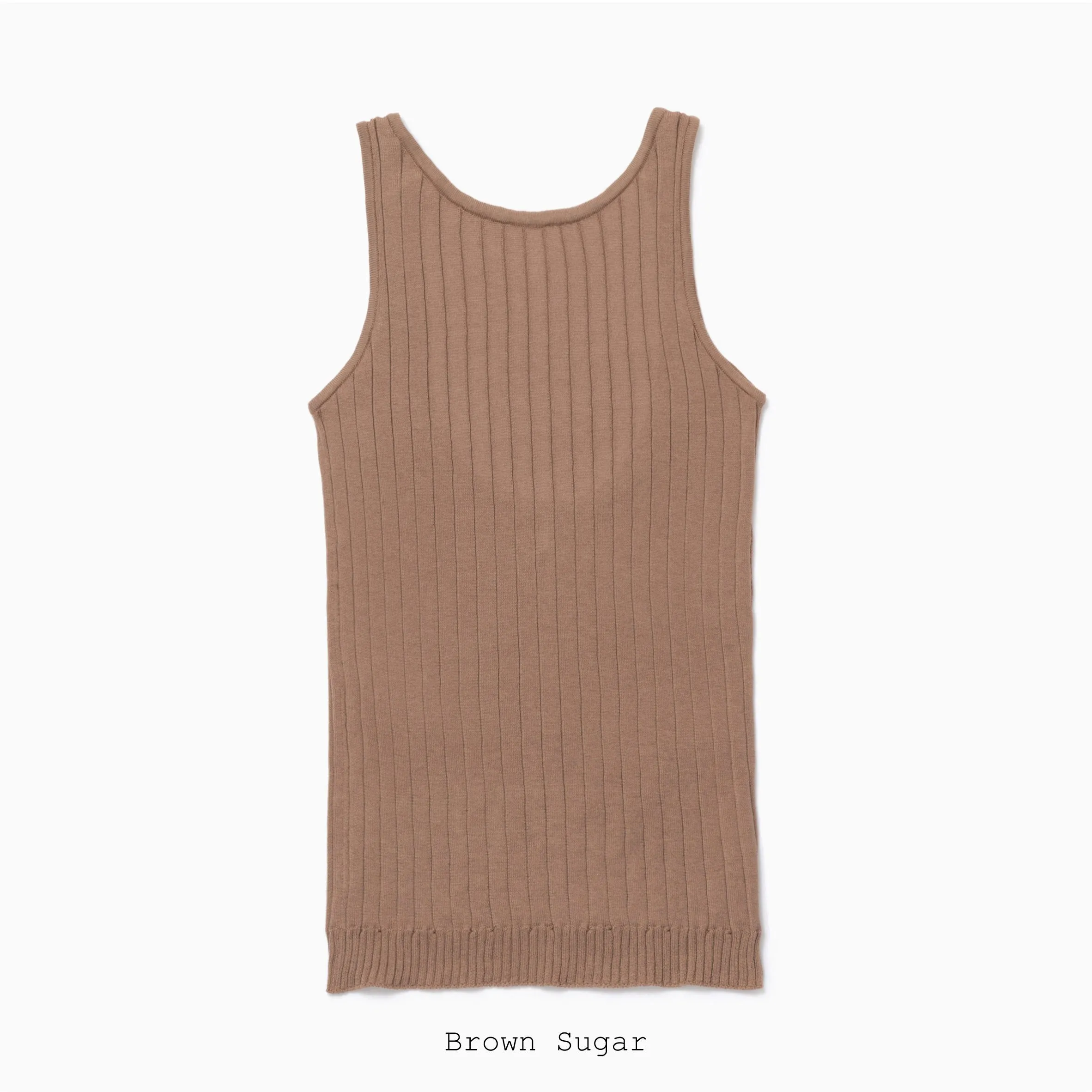 Knit Rib Tank  [ Classic ] Supima Cotton