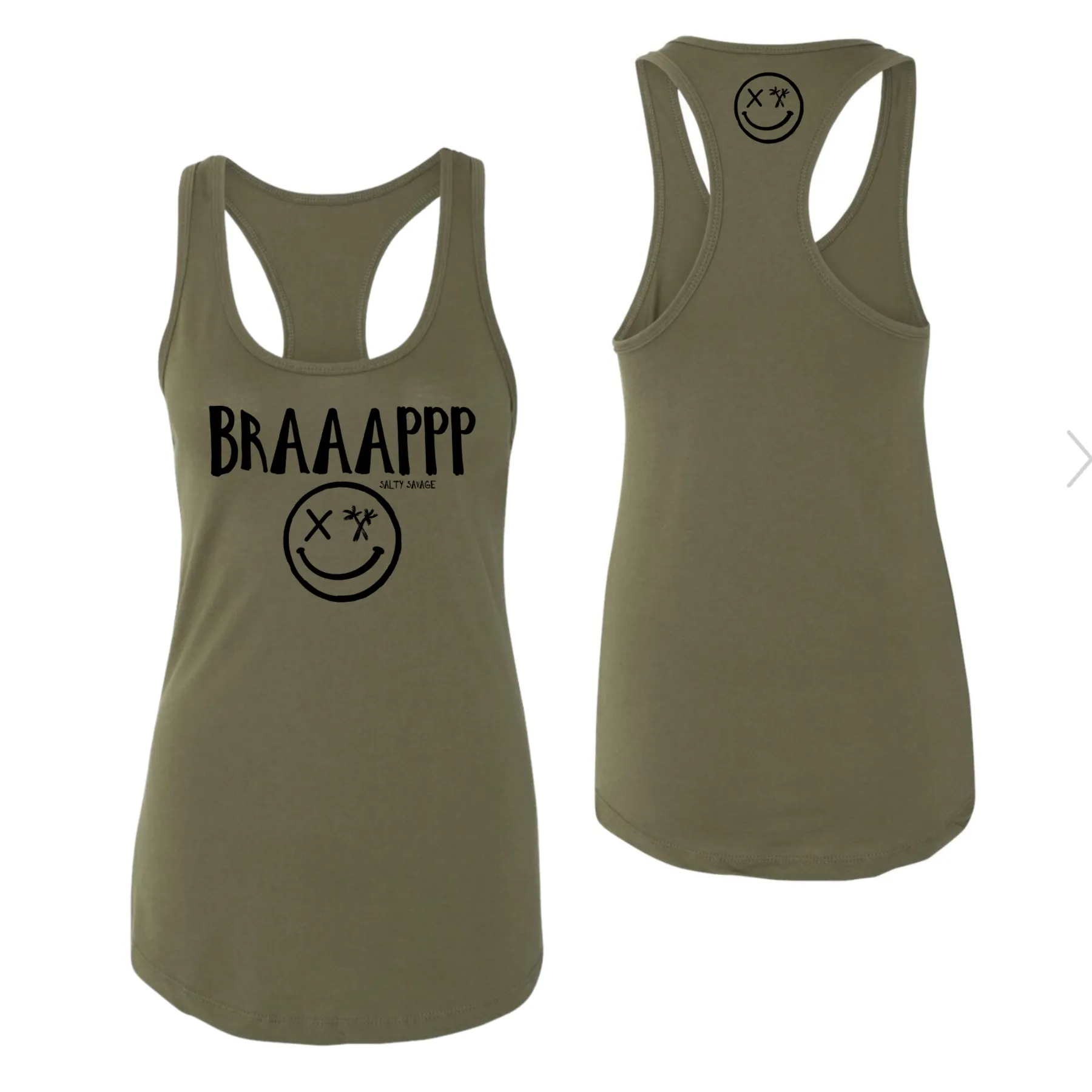 Ladies "BRAAAPPP" Racerback Tank