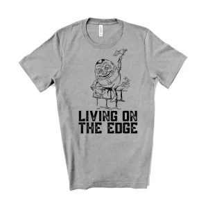 Living on the Edge Humpty Dumpty T-Shirt - Athletic Heather