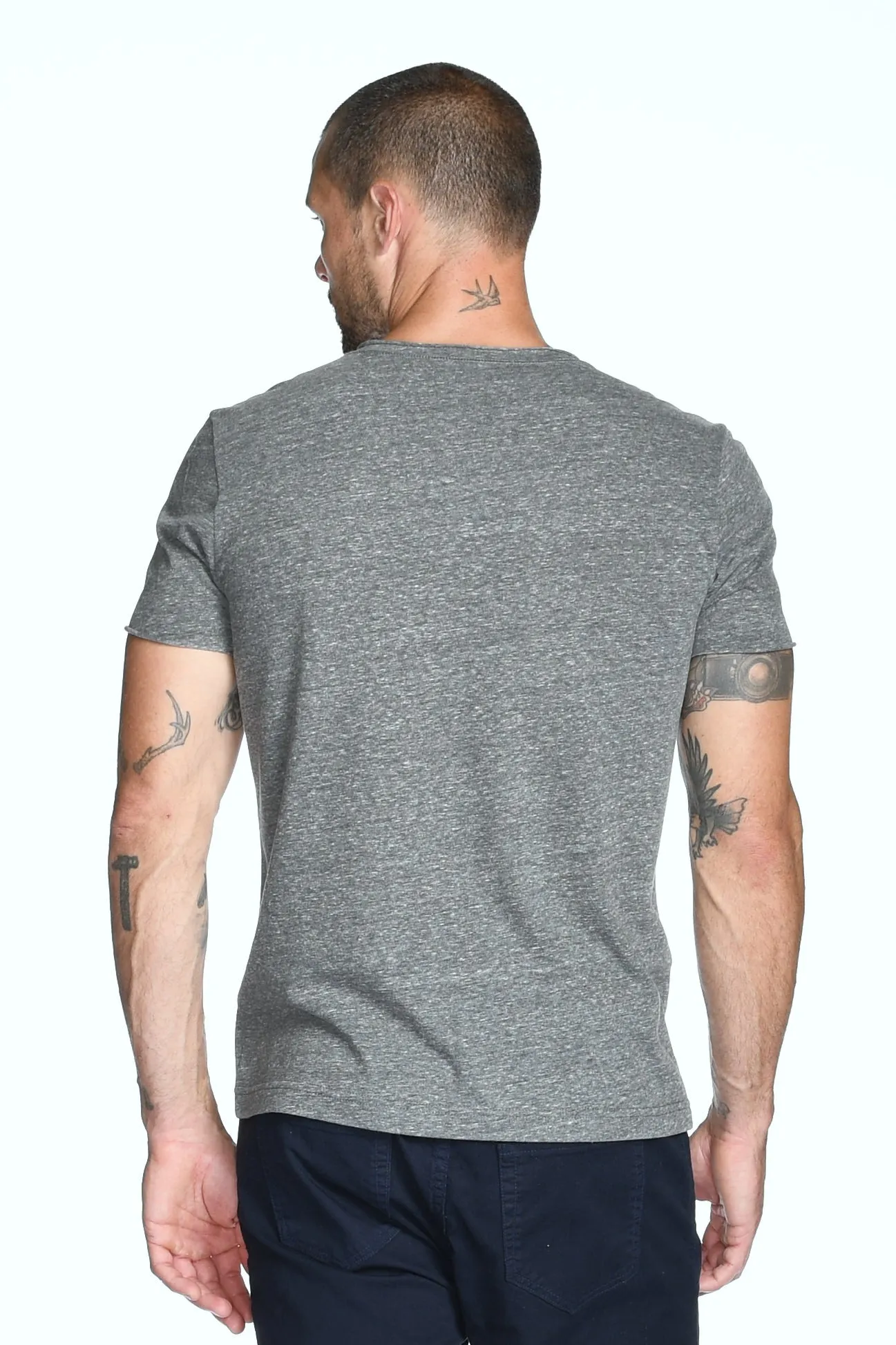 Men's Brolin Raw Neck Crew Tee