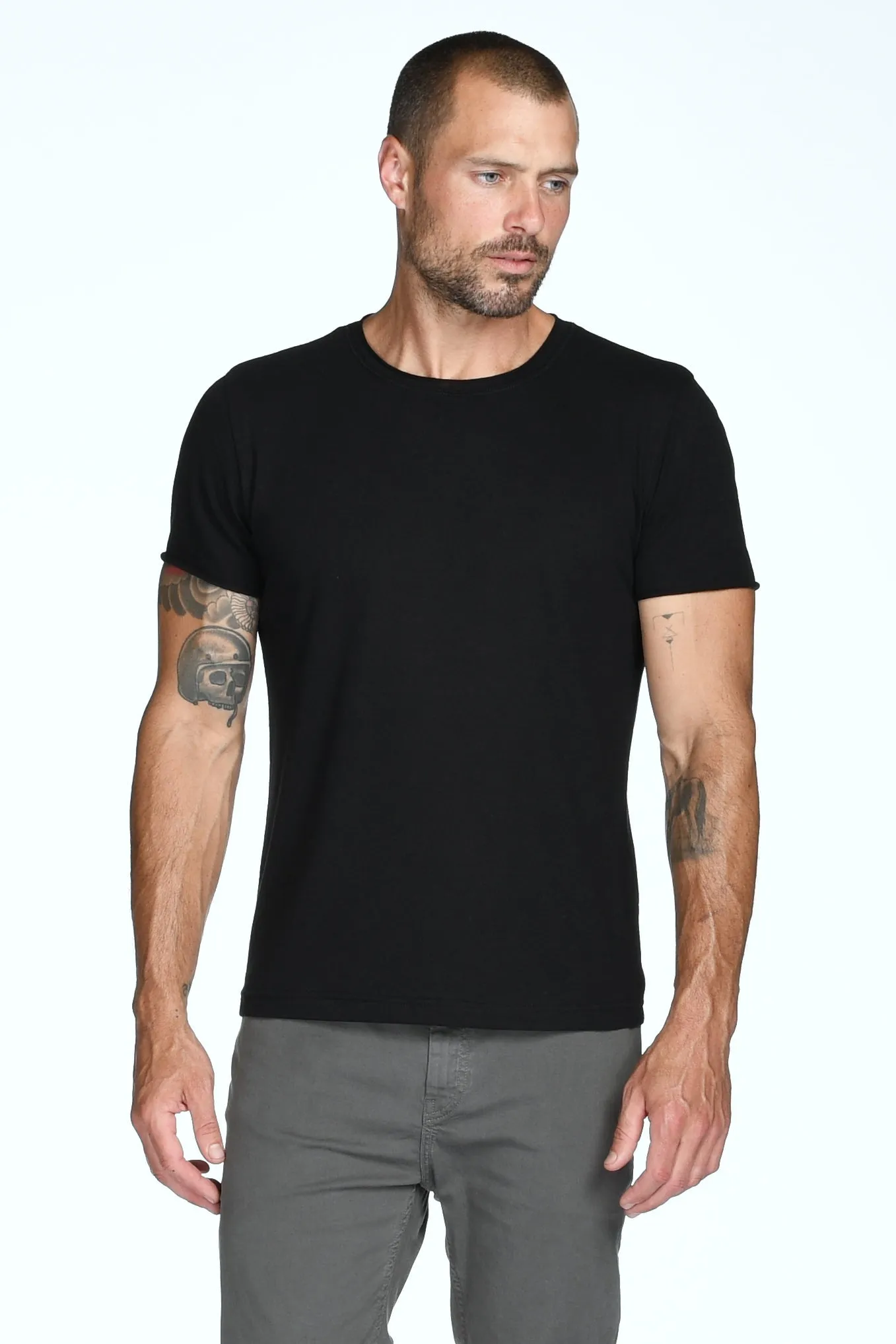 Men's Brolin Raw Neck Crew Tee