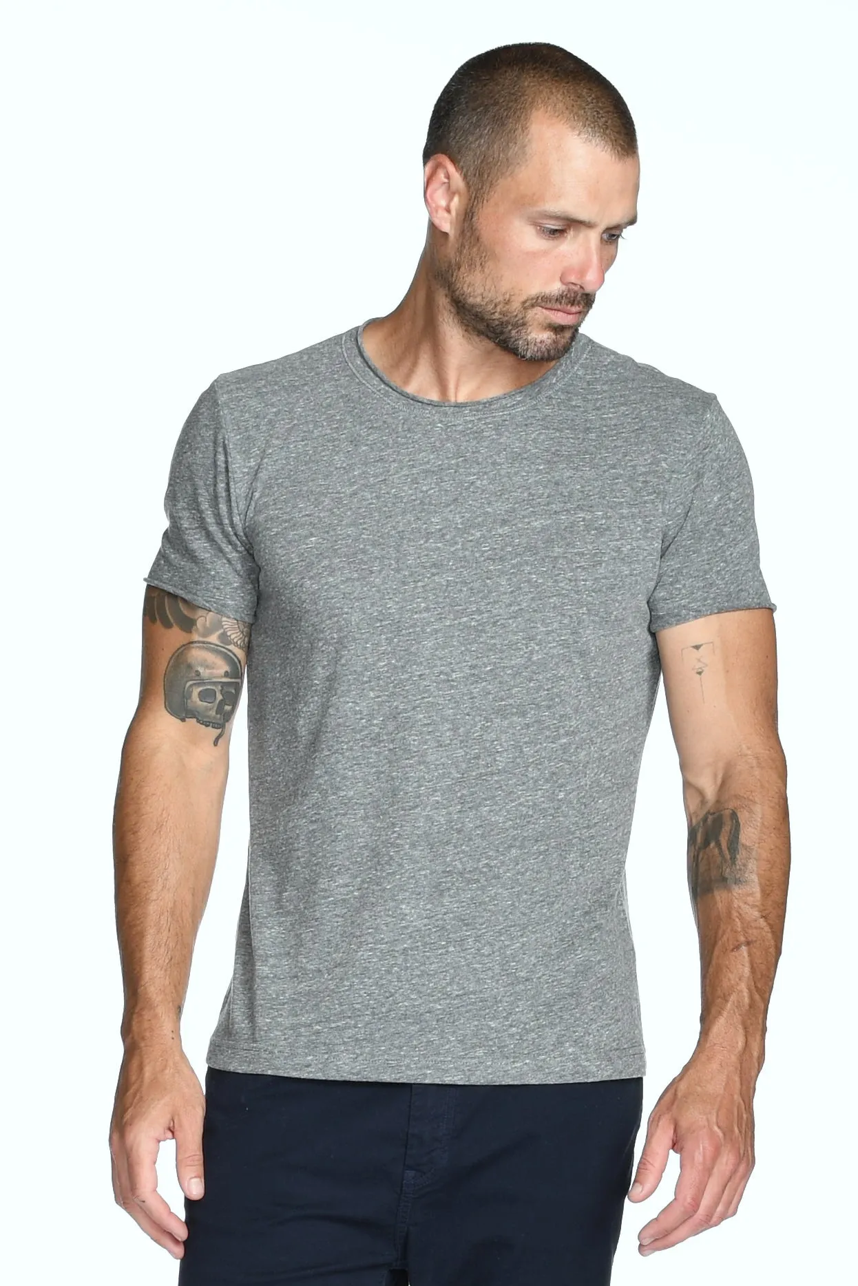 Men's Brolin Raw Neck Crew Tee