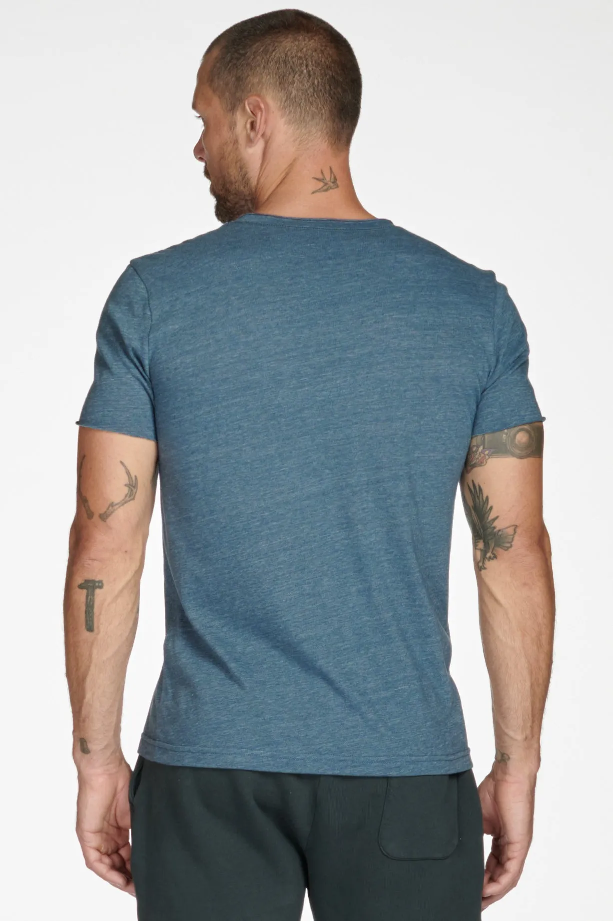 Men's Brolin Raw Neck Crew Tee