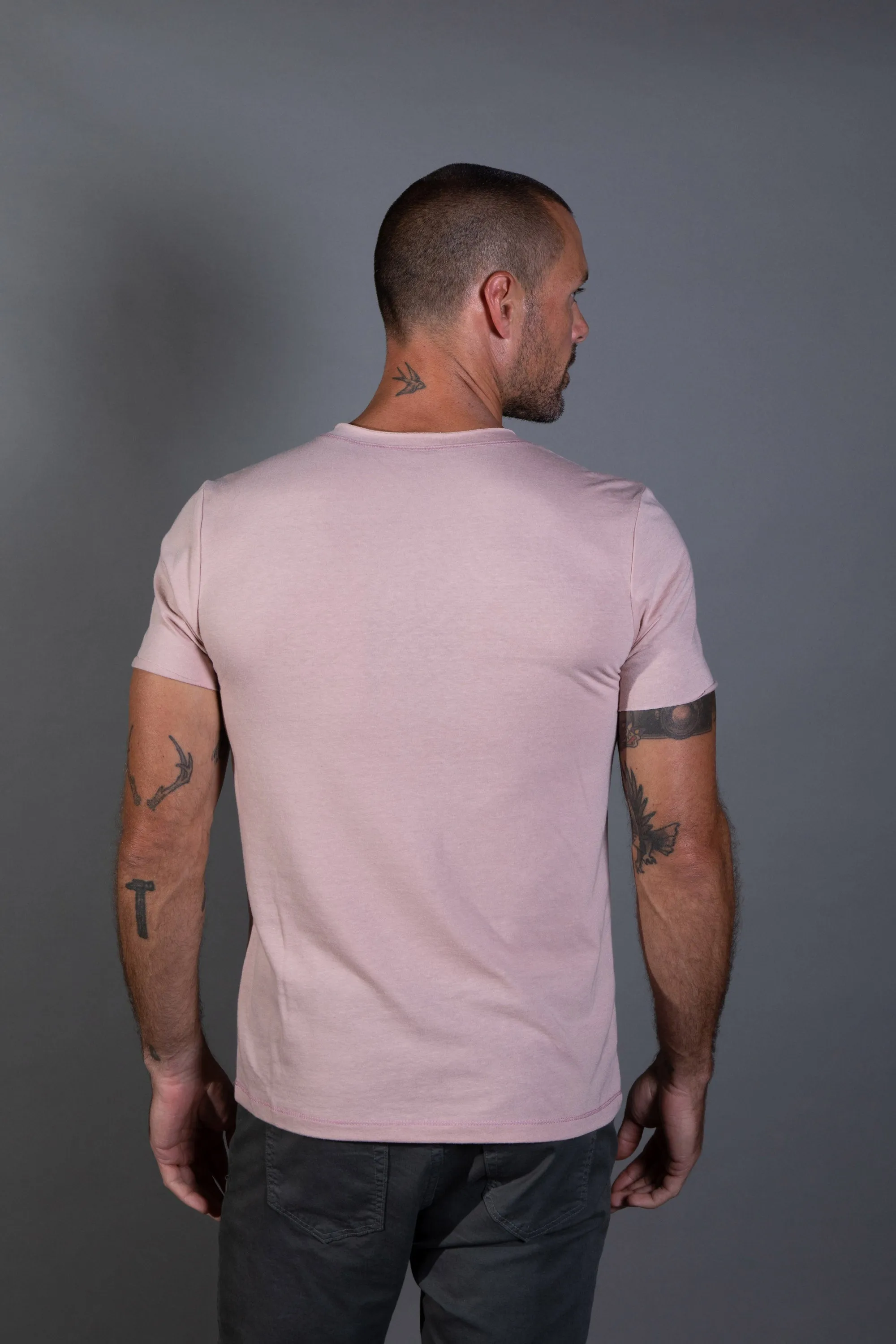 Men's Brolin Raw Neck Crew Tee