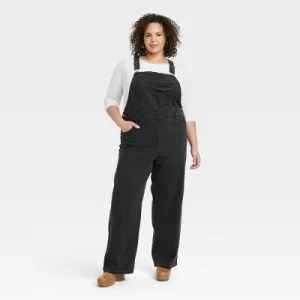 New - Women's 90's Baggy Jumpsuit - Universal Thread Black 24