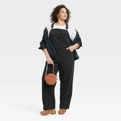 New - Women's 90's Baggy Jumpsuit - Universal Thread Black 24