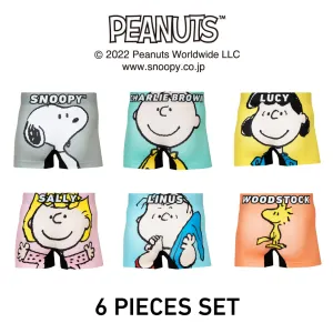 ＜PEANUTS＞6 PIECES SET/6点セット　アンダーパンツ　メンズ　ポリエステルタイプ