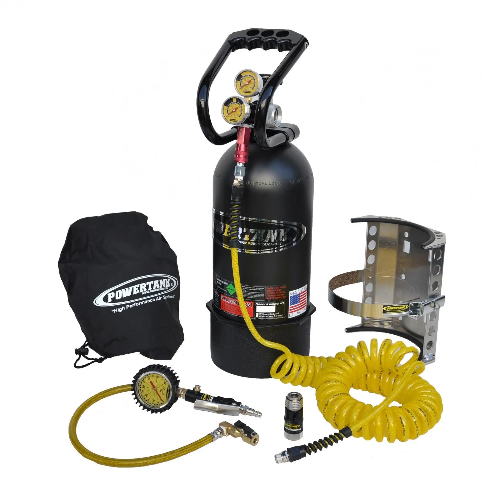 Power Tank PT10-5250-MBK 10 Lb CO2  System Package B Matte Black