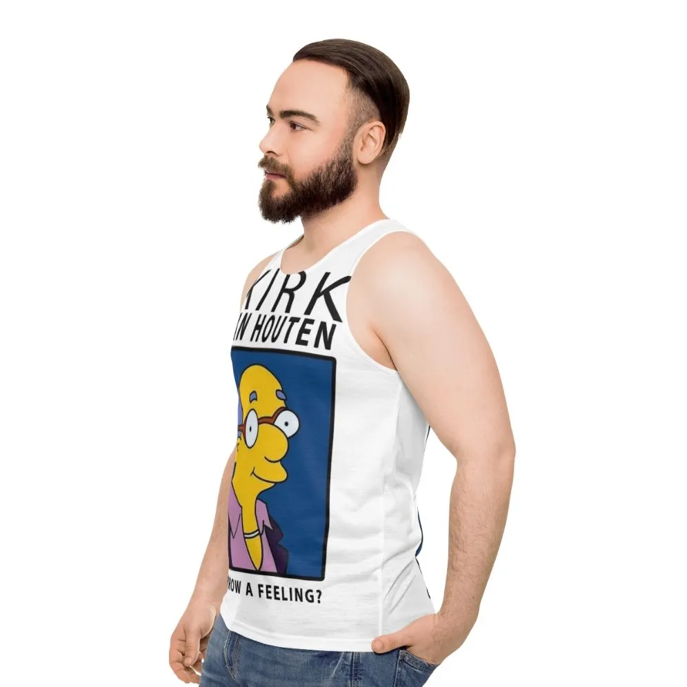 "Can I Borrow a Feeling?" Kirk Van Houten Unisex Tank Top