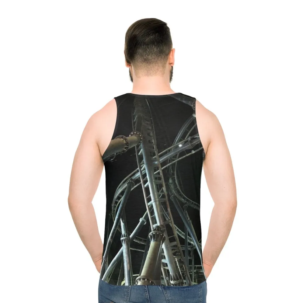 "Flight Of Fear Unisex Tank Top - Thrill-Seeking Apparel"