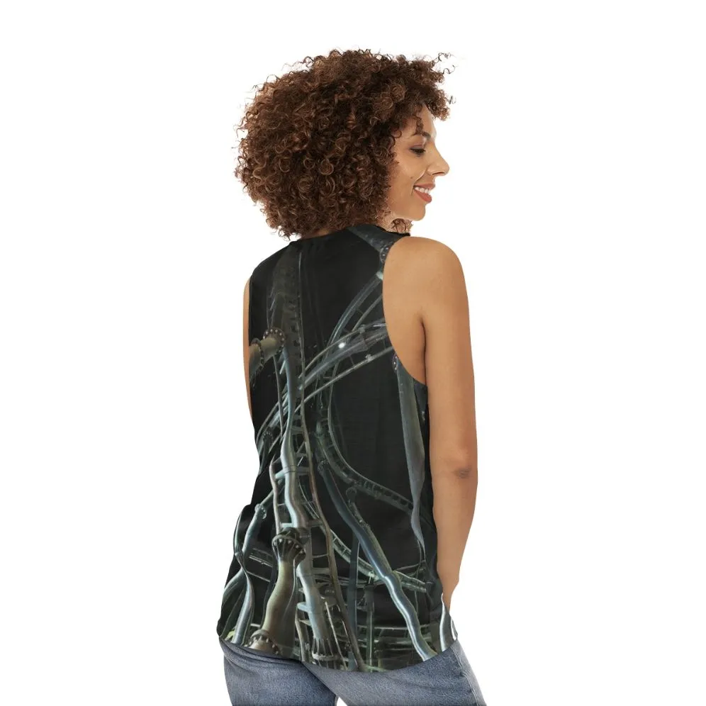 "Flight Of Fear Unisex Tank Top - Thrill-Seeking Apparel"