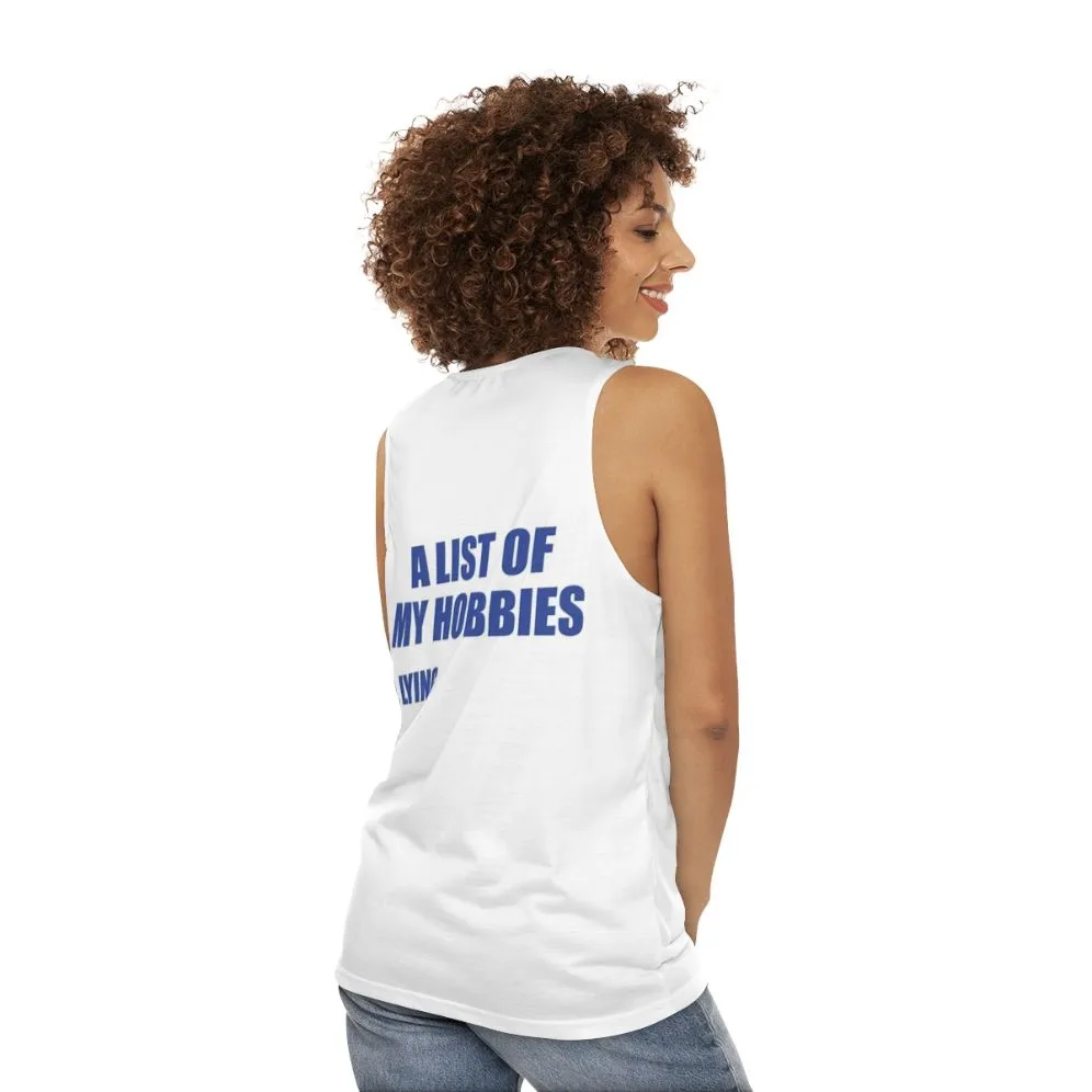 "Hobby List Unisex Tank Top: Embrace Your Passions"