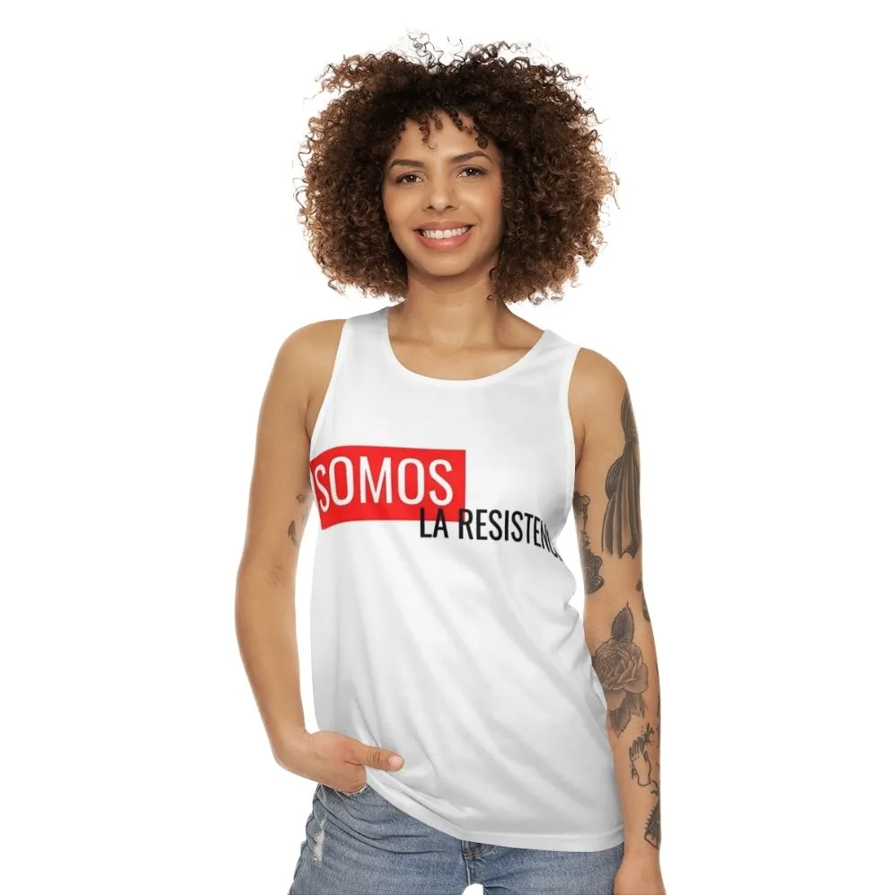 "Money Heist 'We Are The Resistance' Unisex Tank Top"