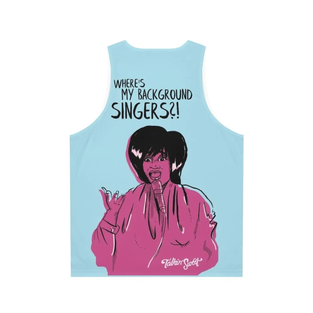 "Ms Patti Where Are My Backup Singers?" Unisex Christmas Tank Top