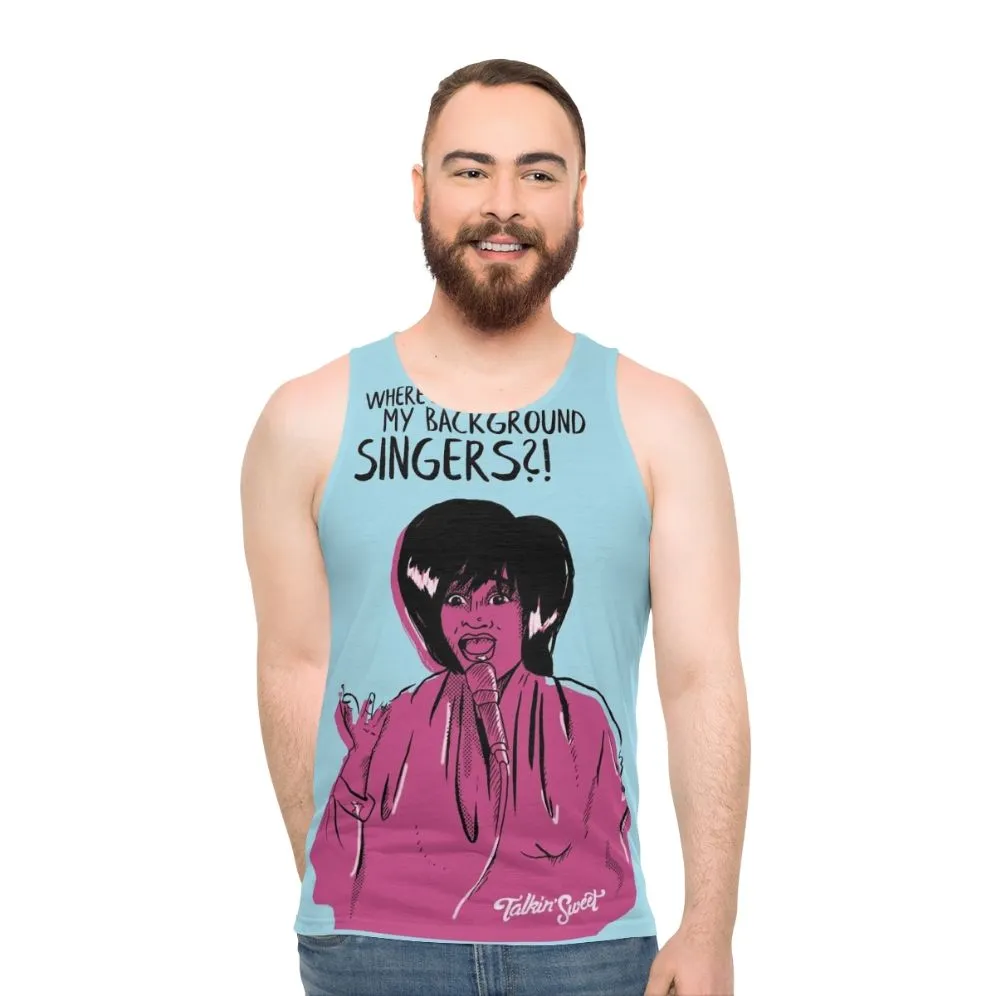 "Ms Patti Where Are My Backup Singers?" Unisex Christmas Tank Top