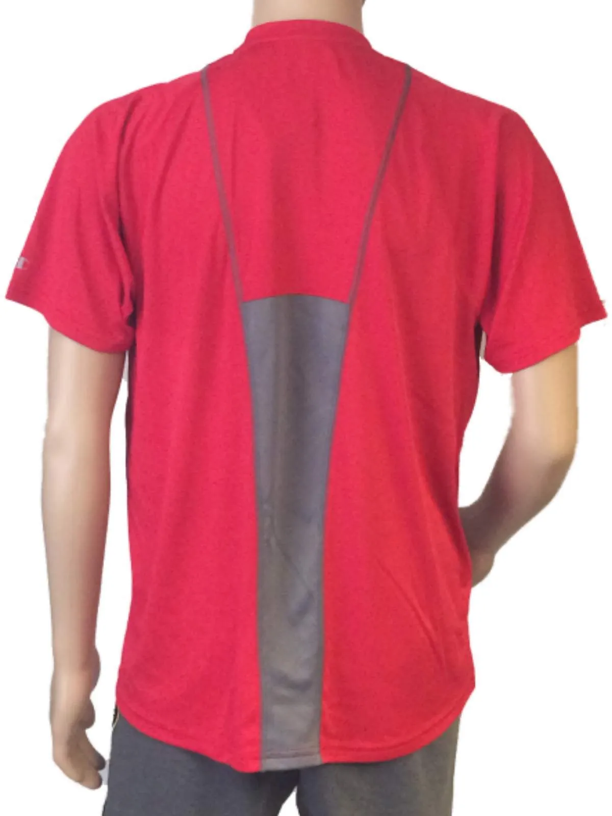 SMU Mustangs Champion Red Power Train Vapor Technology SS T-Shirt. (L)