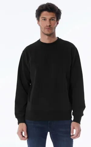 Tom Crew Neck Long Sleeve Sweatshirt Black