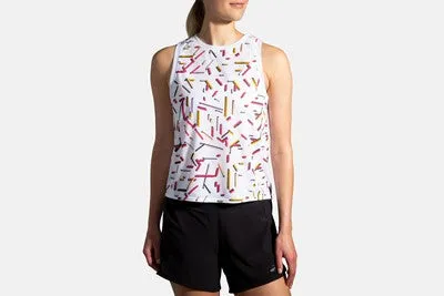 W Brooks Distance Graphic Tank