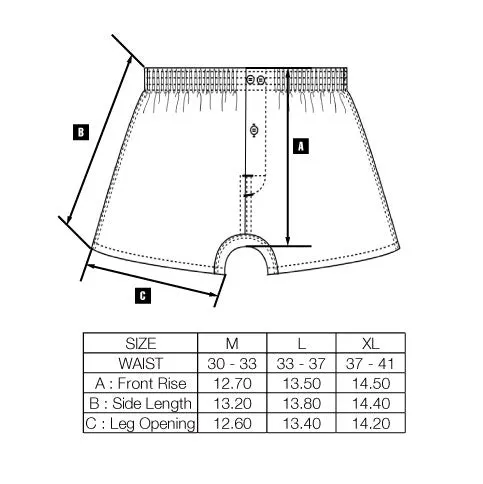 Washable Rayon Shibori Pattern Boxer